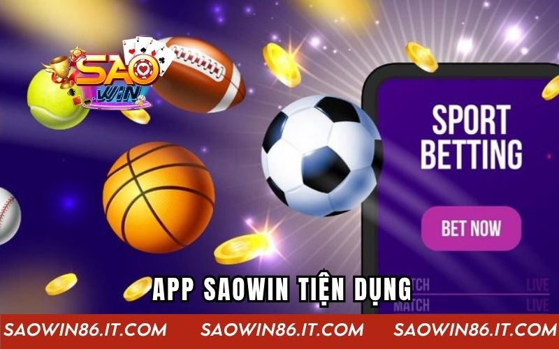 Hướng Dẫn Tải App Saowin Nhanh Chóng Và An Toàn Nhất Giao diện chính của ứng dụng Saowin sau khi tải về điện thoại